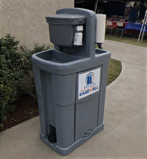 Portable hand-wash station rental in Odessa, TX